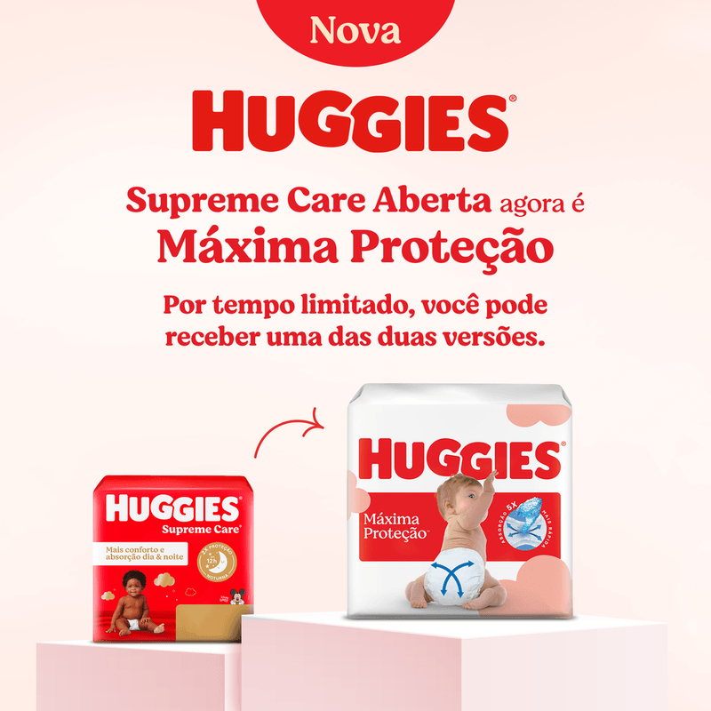 Fralda Huggies Máxima Proteção 58 Unidades XXG