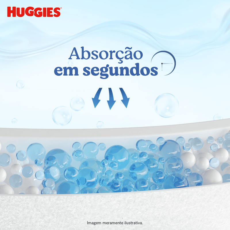 Fralda Huggies Rápida Absorção 26 Unidades XXG