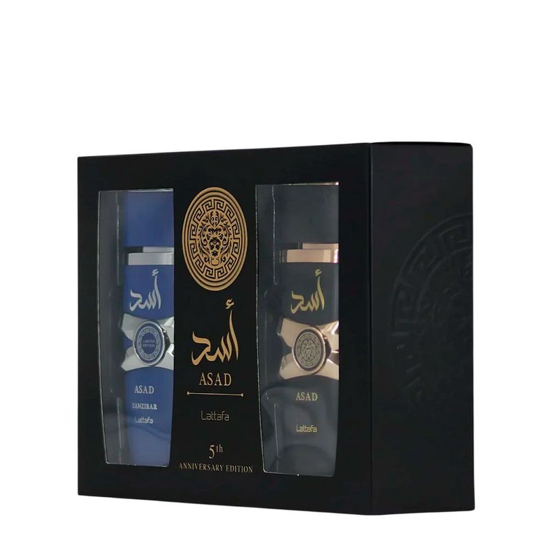 Kit Perfume Asad 5th Anniversary 2x100ml EDP Lattafa - FARMALIFE