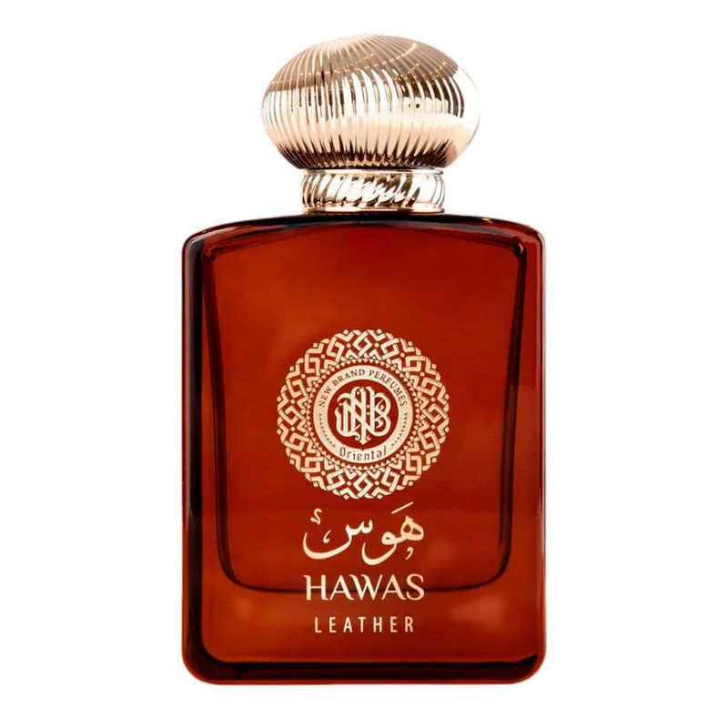 Perfume Unissex New Brand Hawas Leather Eau de Parfum 100ml