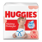Fralda Huggies Máxima Proteção 16 Unidades XXG