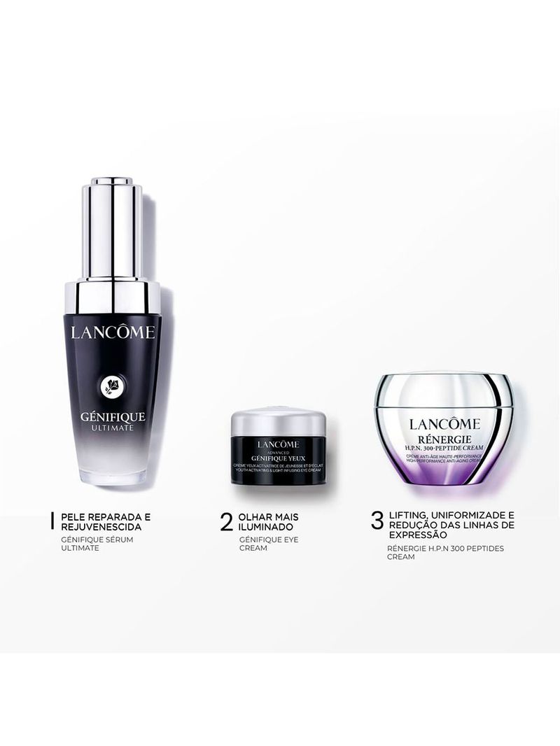 Kit Rejuvenescimento Lancôme Génifique Ultimate + Renergie 3 Itens