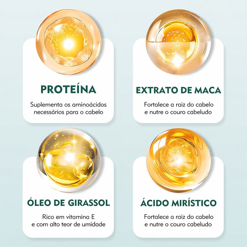 Leave-In Creme Maca Power Protein Hidratante 200ml Karseell