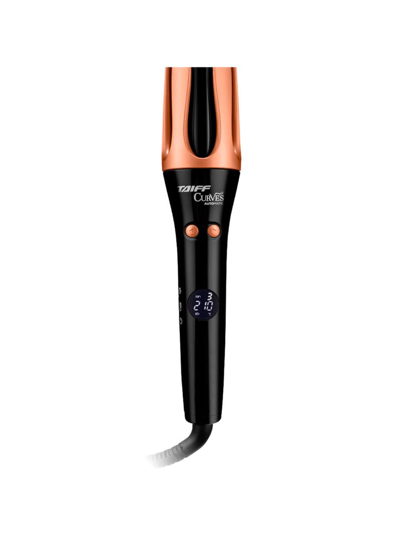 Modelador de Cachos Automático Taiff Curves Turbo Íon 210°C Bivolt Preto e Vermelho