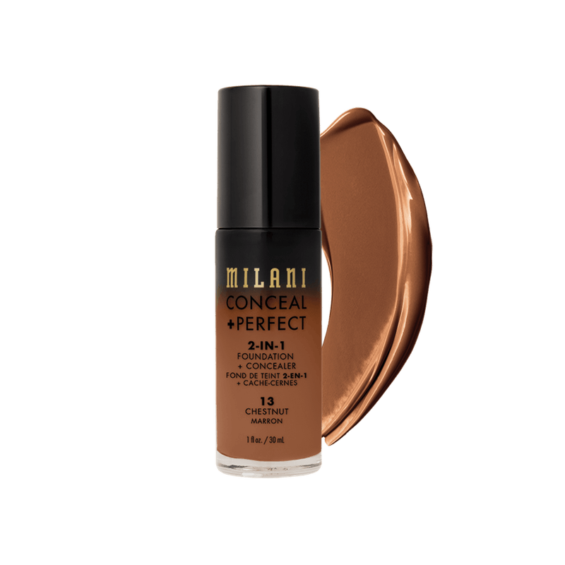 Base Líquida e Corretivo Milani Conceal + Perfect Chestnut 13 30ml