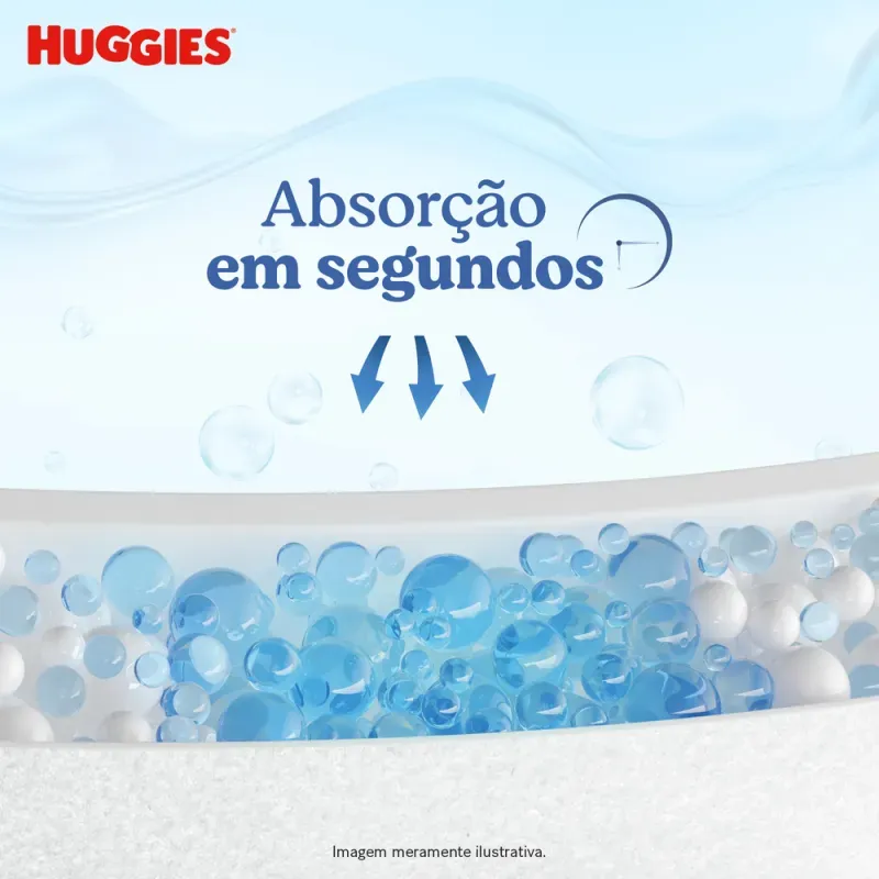 Fralda Huggies Rápida Absorção 78 Unidades G