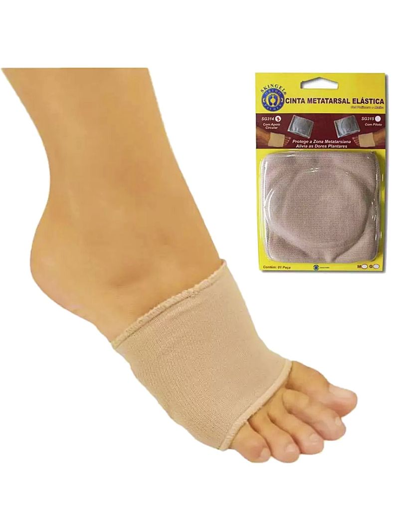 Cinta Metatarsal Elástica com Apoio Circular SG314 Tam G - unidade