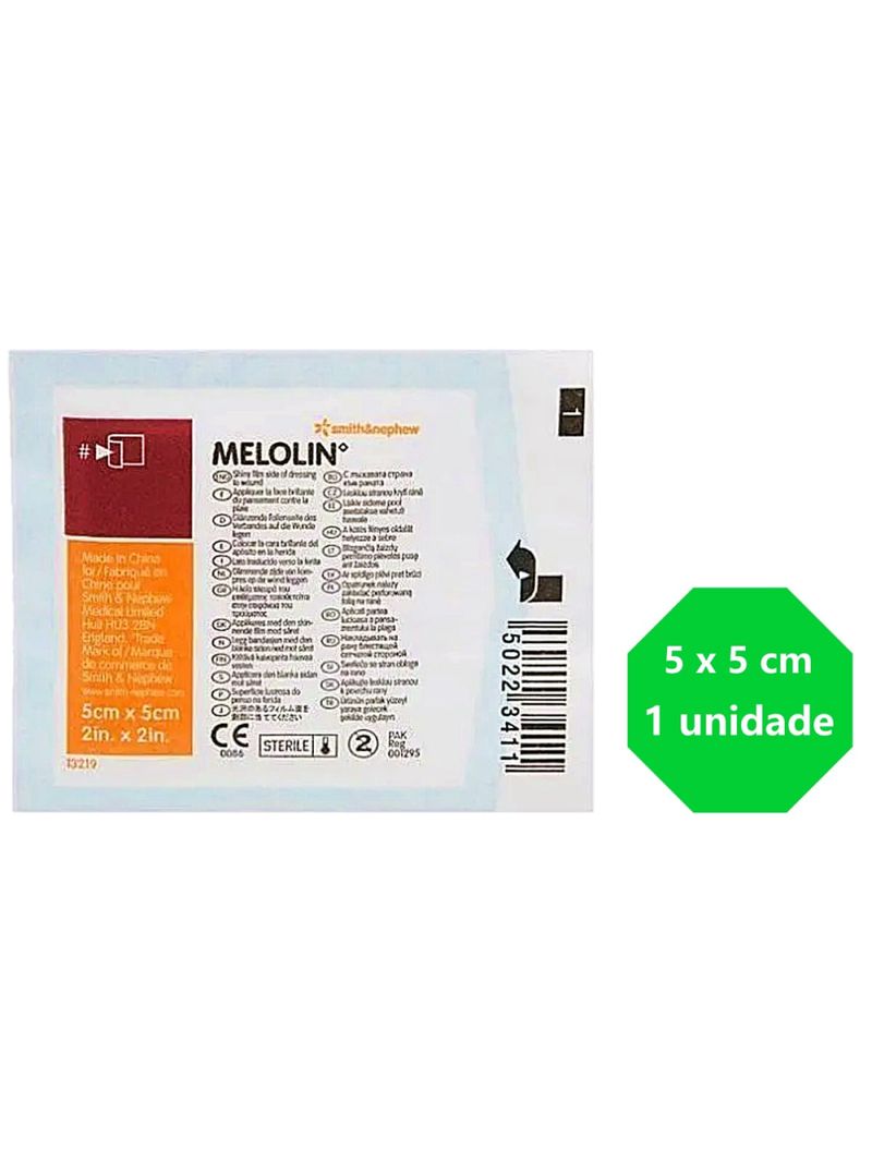 Curativo Melolin 5X5cm - unidade