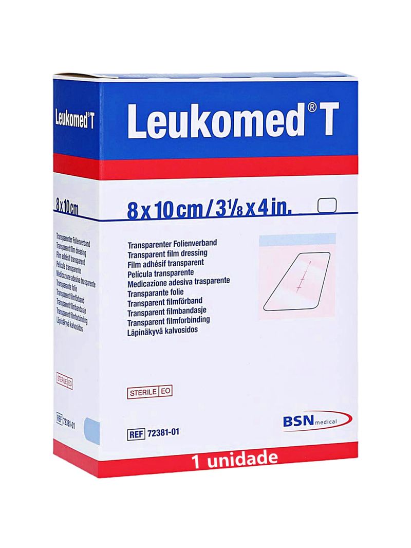 Curativo Filme Transparente Leukomed T 72381-01 8x10cm - unidade