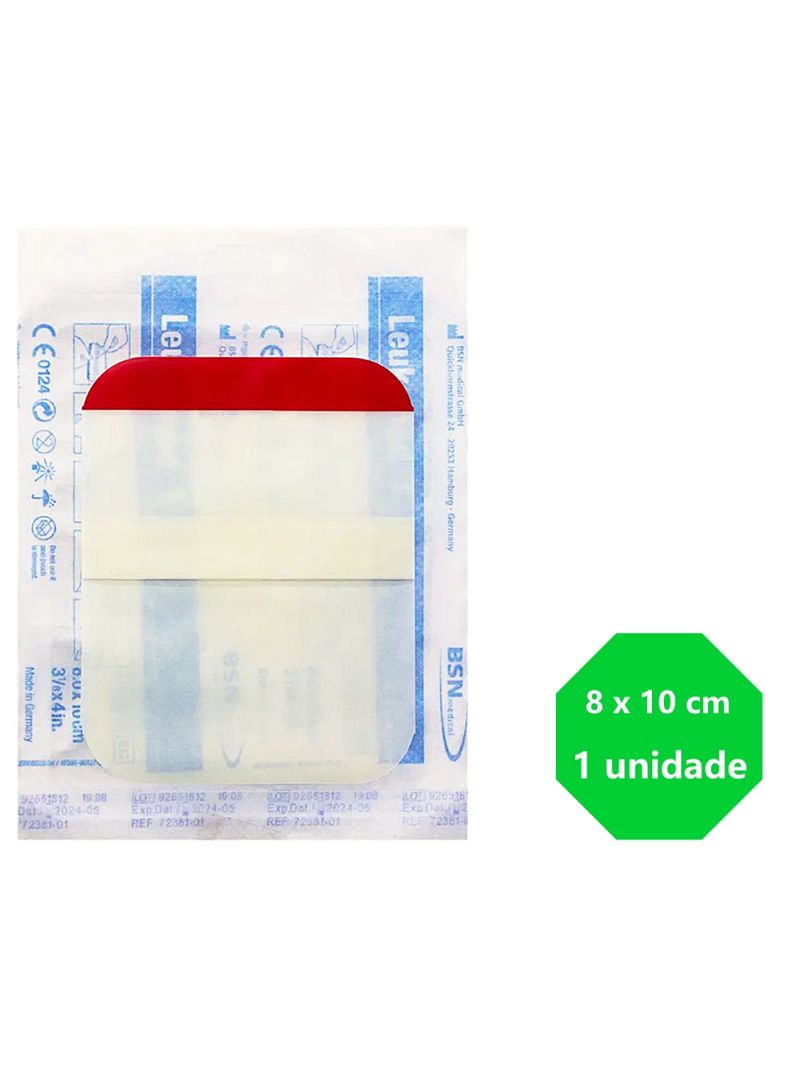 Curativo Filme Transparente Leukomed T 72381-01 8x10cm - unidade