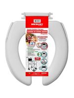 Assento Sanitário Oval para Cadeira de Banho Aberto Almofadado - unidade
