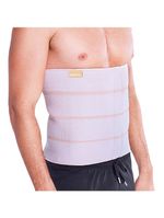 Faixa Elástica Abdominal Kestal - 4 Gomos - Bege - GG
