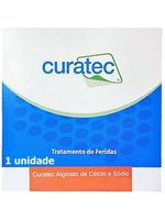 Curativo Curatec Alginato Cálcio Sódio 10x10cm - unidade
