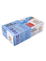 Luva Nitrílica Descartável Descarpack - Azul - Tamanho PP - 100 Unidades