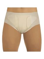 Cueca Hérnia Inguinal Dupla Dilepé Bege Tam P - unidade