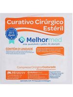 Compressa Cirúrgica Melhormed Costurada Estéril 15X60cm- unidade