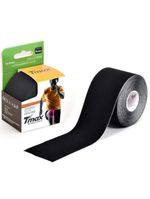 Bandagem Elástica Kinesio TMax - 5cm x 5m - Preta