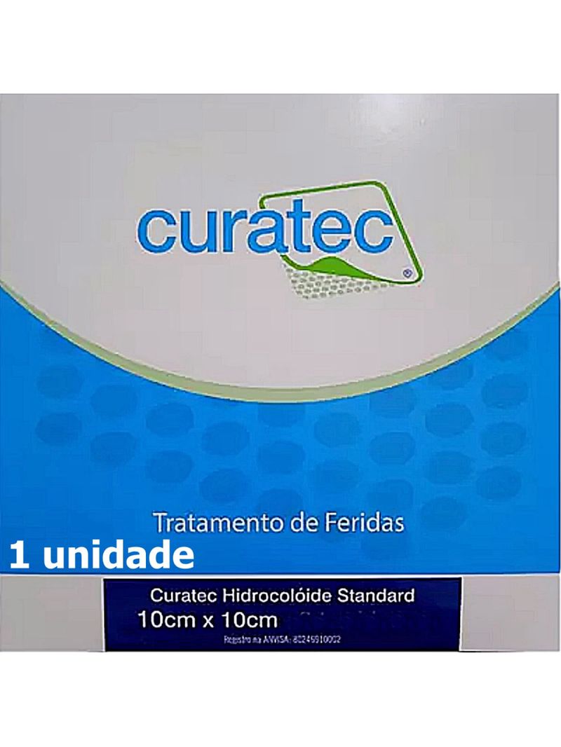 Curativo Curatec Hidrocolóide Standard 10x10cm - unidade