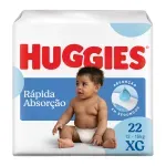 Fralda Huggies Rápida Absorção 22 Unidades XG