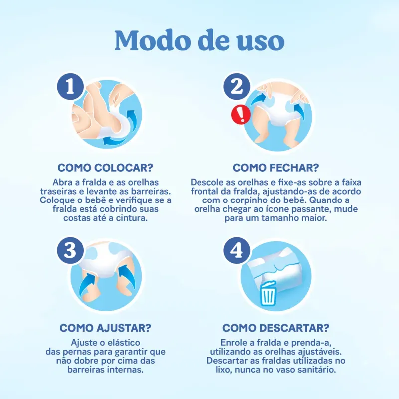 Fralda Huggies Rápida Absorção 22 Unidades XG