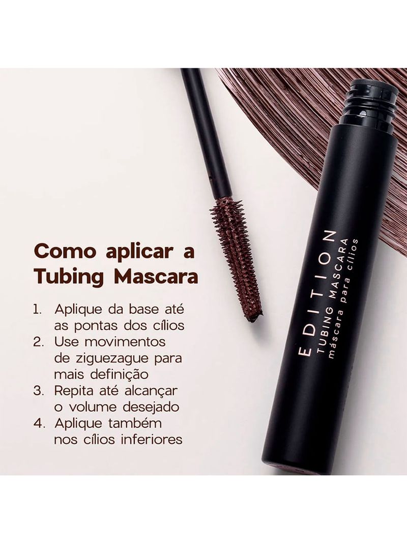 Océane Tubing Mascara Edition Brown - Máscara Para Cílios 6g