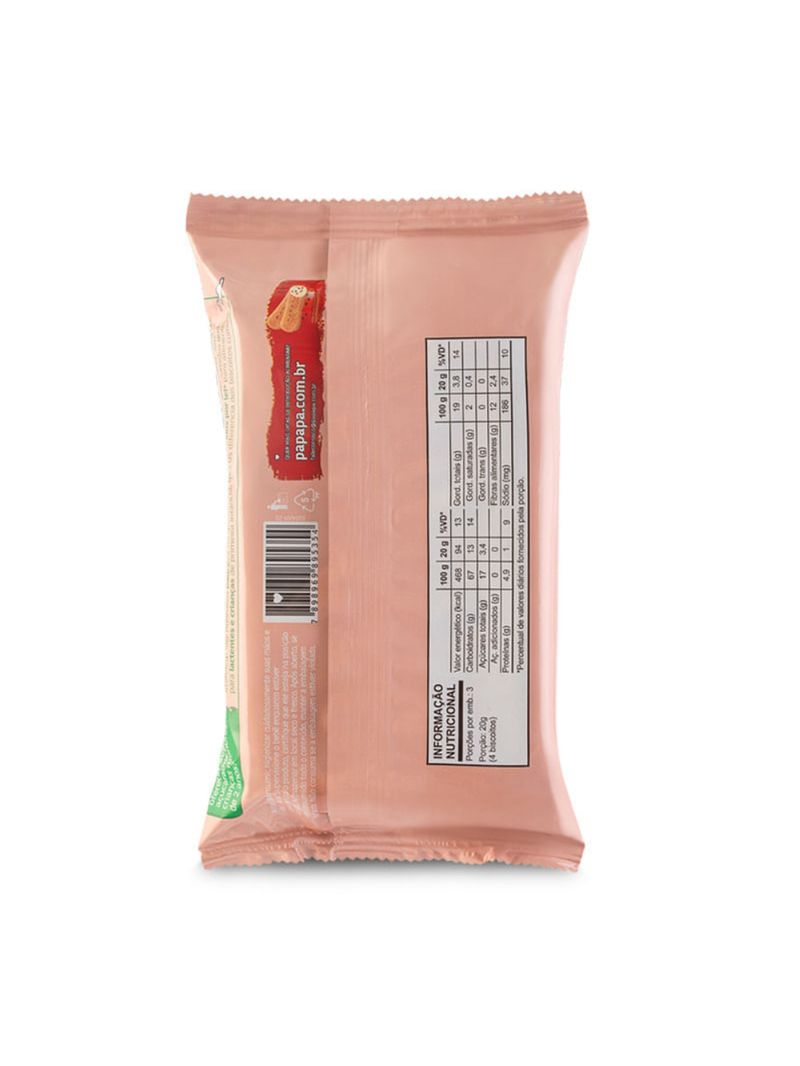 Biscoito Infantil Biscotti com Maçã e Canela Papapá 60g