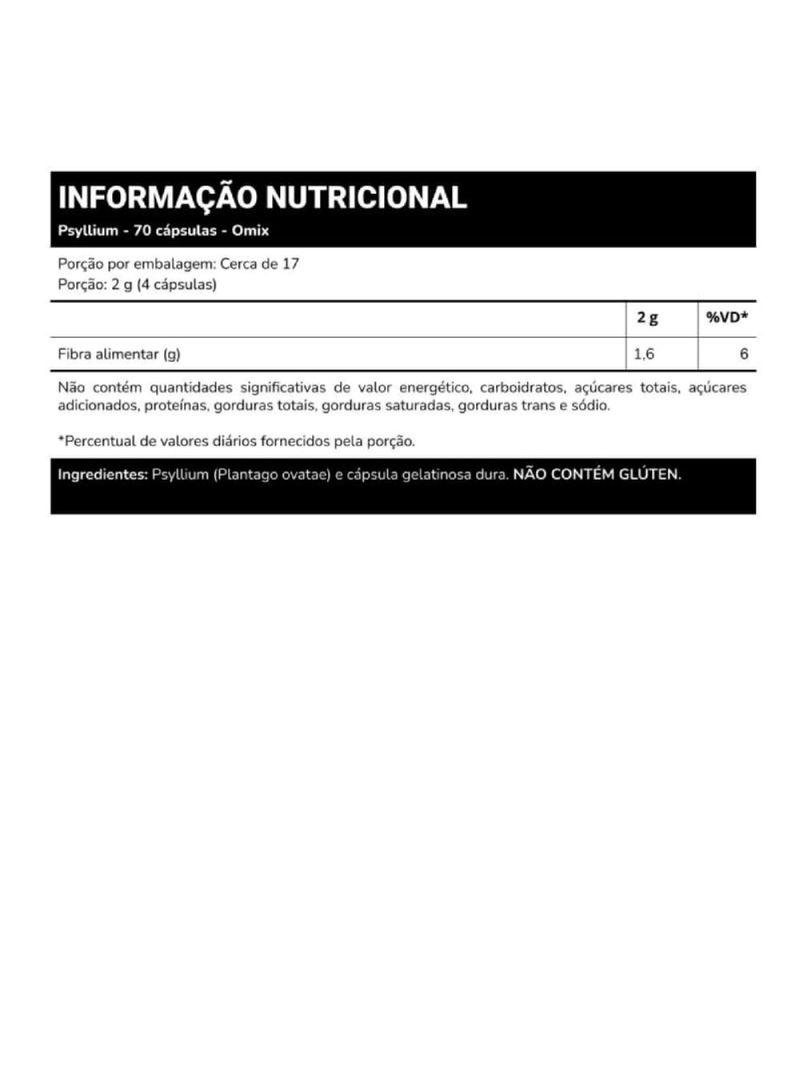 Psyllium Omix 70cáps