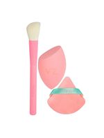 Kit Vizzela Essentials - 1 Pincel + 2 Esponjas de Maquiagem