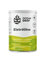 Eletrólitos em Pó Limão 180g Vegano Ocean Drop