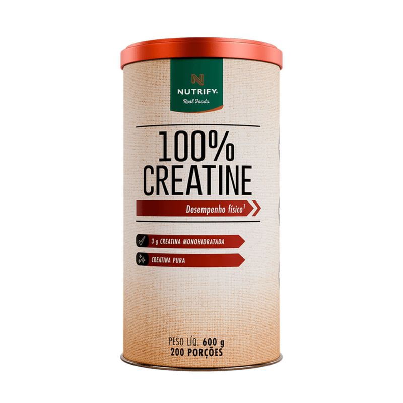 Creatina Monohidratada 100% Pure Neutro 600g Nutrify