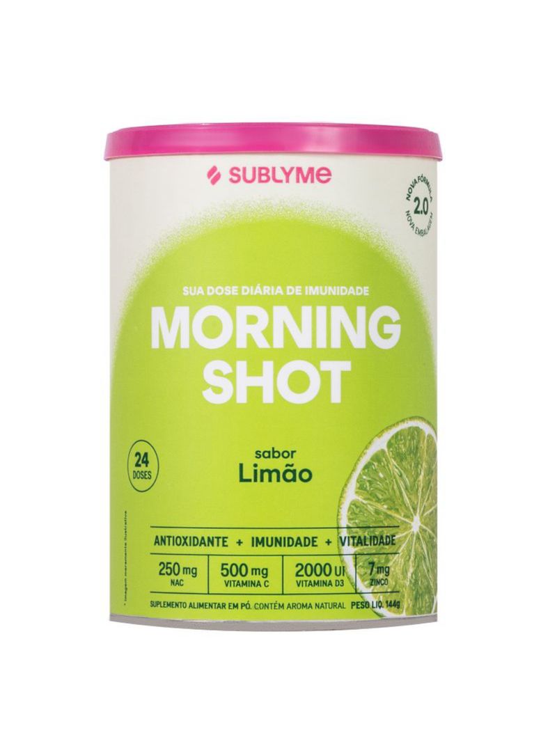 Morning Shot 20 Limão Sublyme 144g