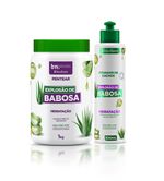 Kit Explosão de Babosa Creme de Pentear 1kg + Ativador de Cachos 300ml