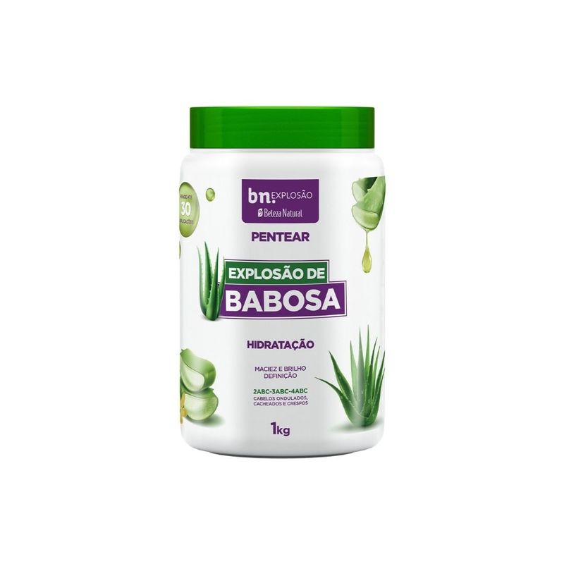Kit Explosão de Babosa Creme de Pentear 1kg + Ativador de Cachos 300ml