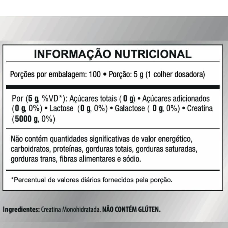 Creatina Monohidratada 100% Pura 500g Mundo Verde