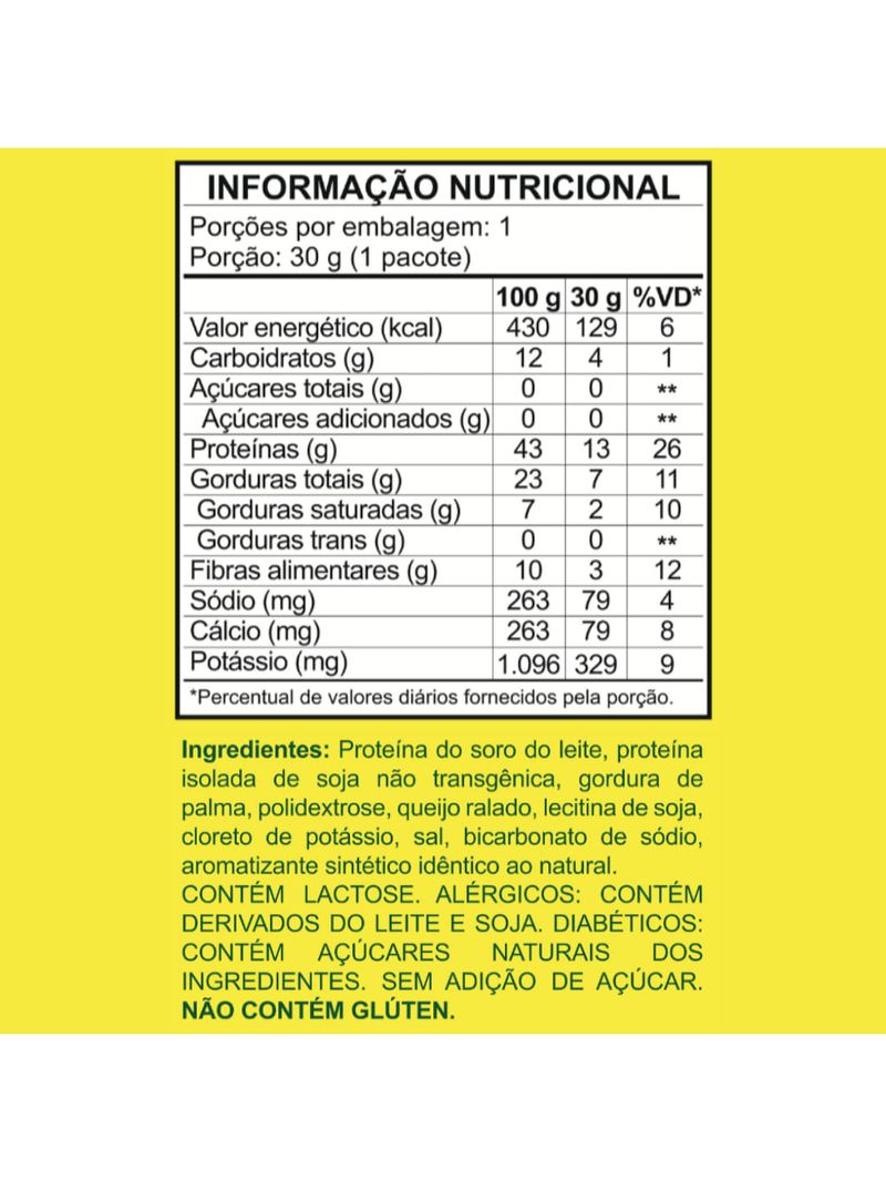 Snack Proteico Queijo Mundo Verde 30g