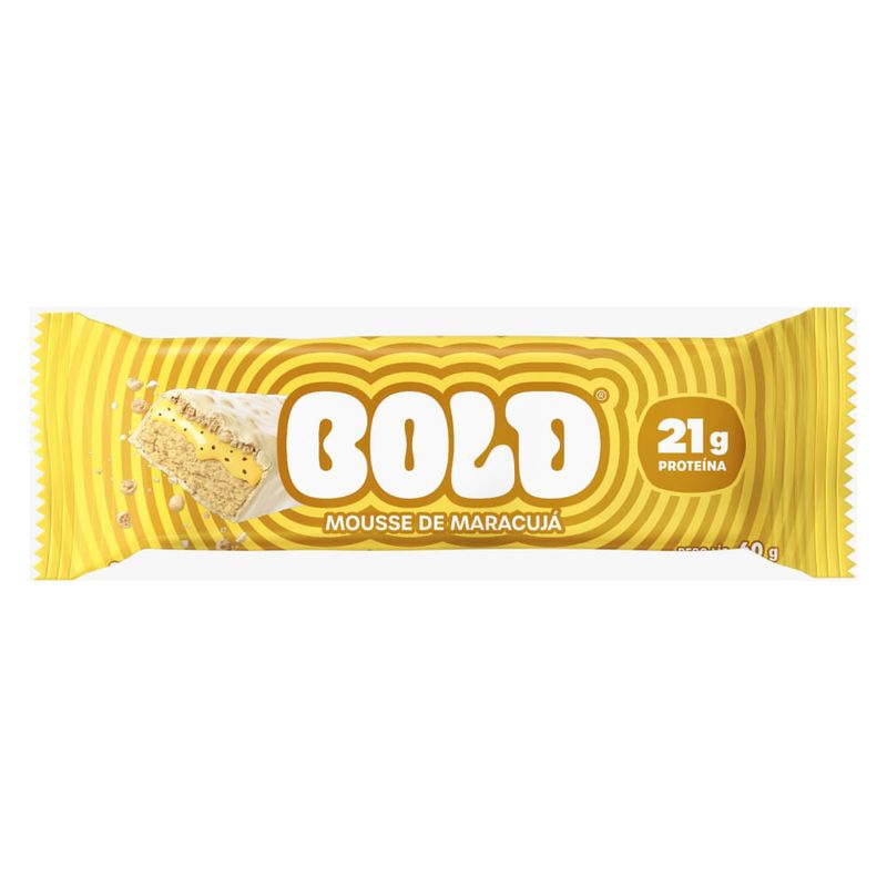 Barra de Proteína Mousse de Maracujá 60g Bold Snacks