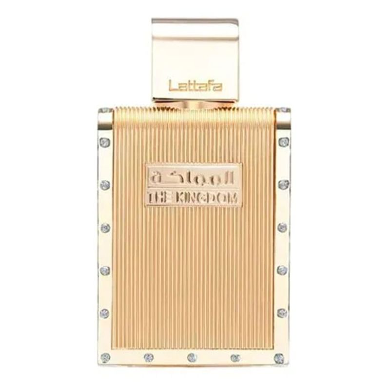 Perfume Masculino The Kingdom Lattafa Eau de Parfum 100ml Aromático Ambarado