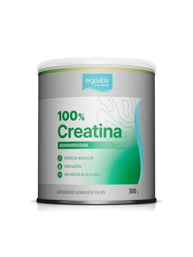 Creatina 100% Monohidratada Pó 300g Equaliv