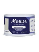 Esparadrapo Impermeável Branco 2,5cm x 4,5m Algodão Missner