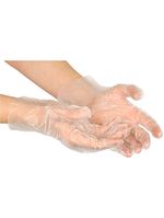 Luva Plástica PollyPlast Descartável Estéril - 100 unidades