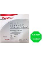 Curativo PolyMem Silver com Prata 1044 108x108cm - unidade