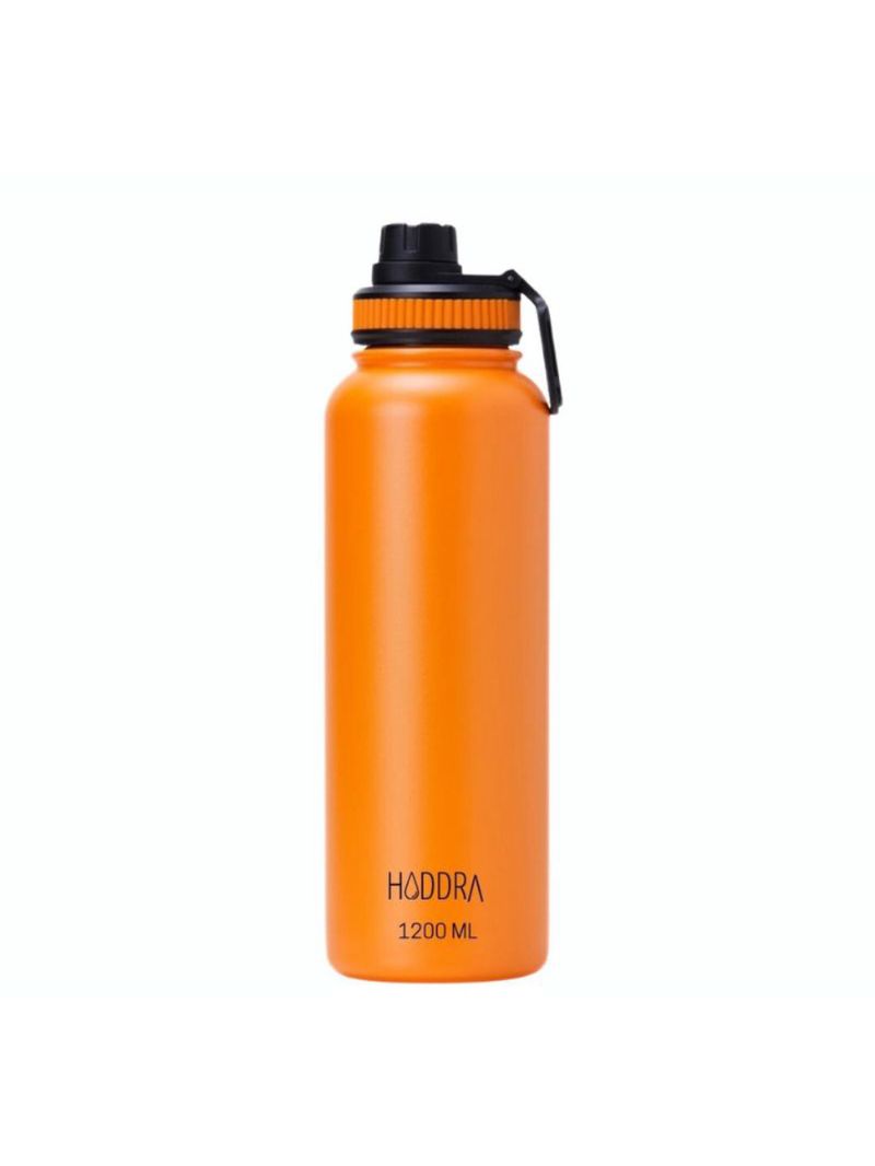 Garrafa Térmica H200 Inox com Infusor Laranja 1200ml Hiddra