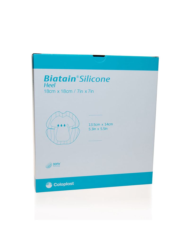 Kit Curativo Biatain Silicone Calcâneo 18x18 - 5 Unidades