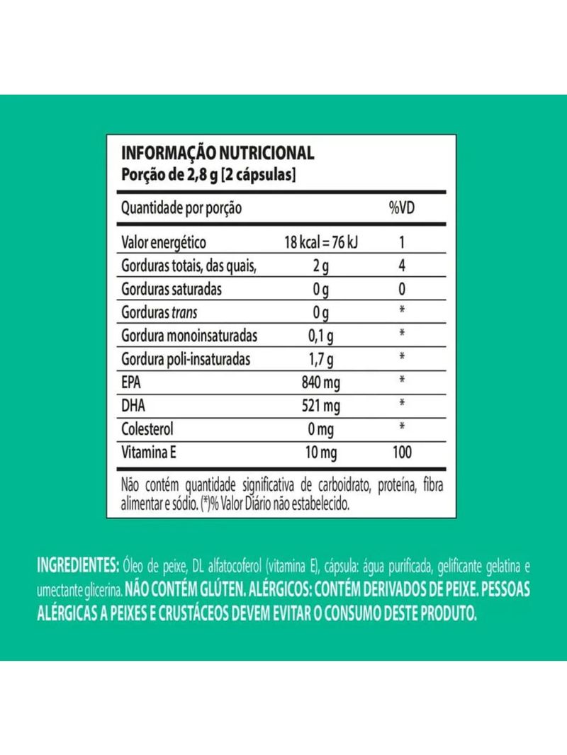 Ômega 3 1360mg 120 Cápsulas - Nutrify