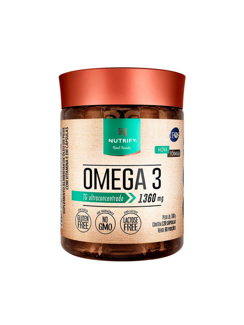 Ômega 3 1360mg 120 Cápsulas - Nutrify