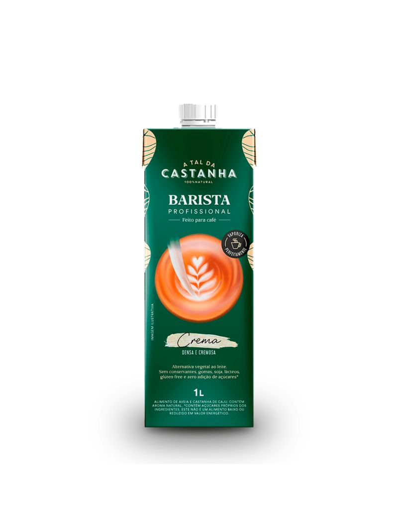 Bebida Barista Aveia Com Castanha Caju A Tal da Castanha 1l