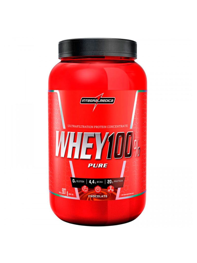 Super Whey 100% Pure Chocolate 907g Integralmedica