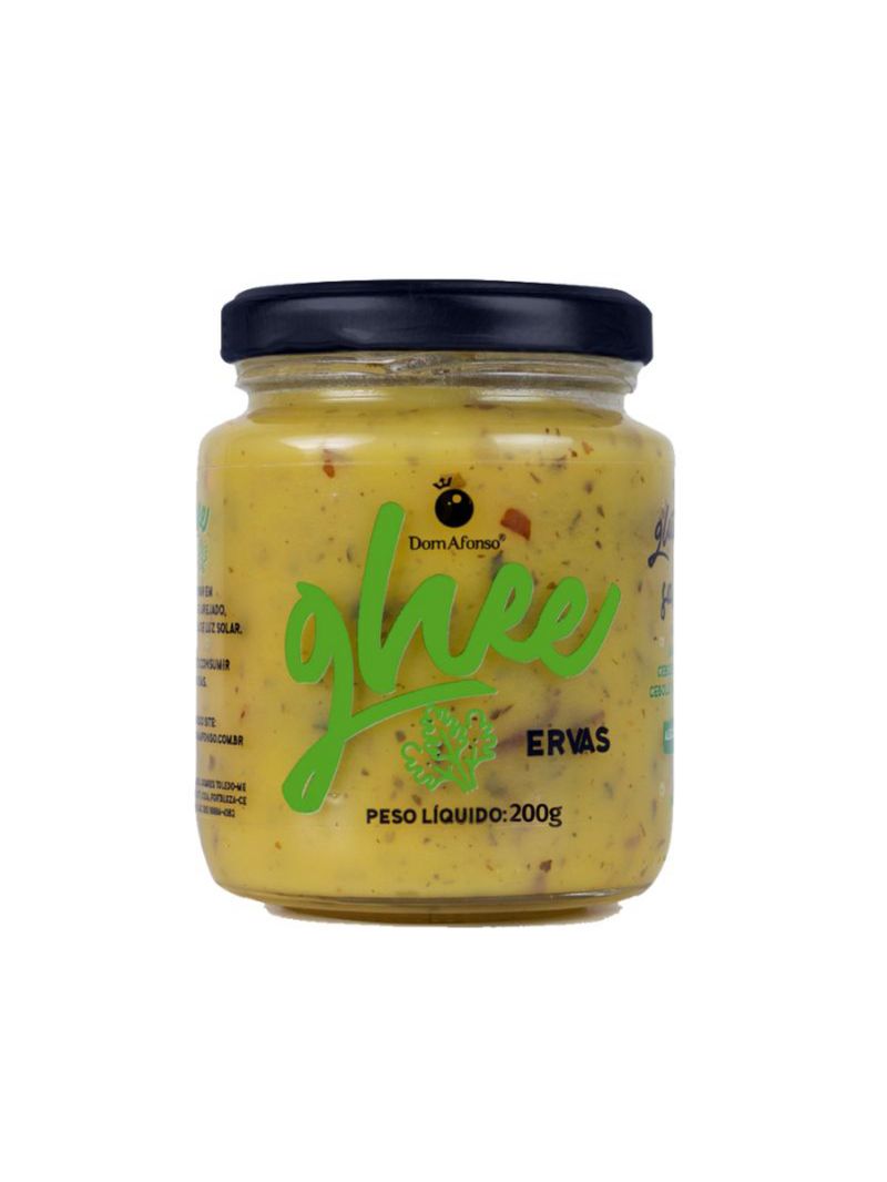Manteiga Ghee Ervas e Limão Zero Lactose 190g Dom Afonso