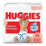 Fralda Huggies Máxima Proteção 26 Unidades XXG