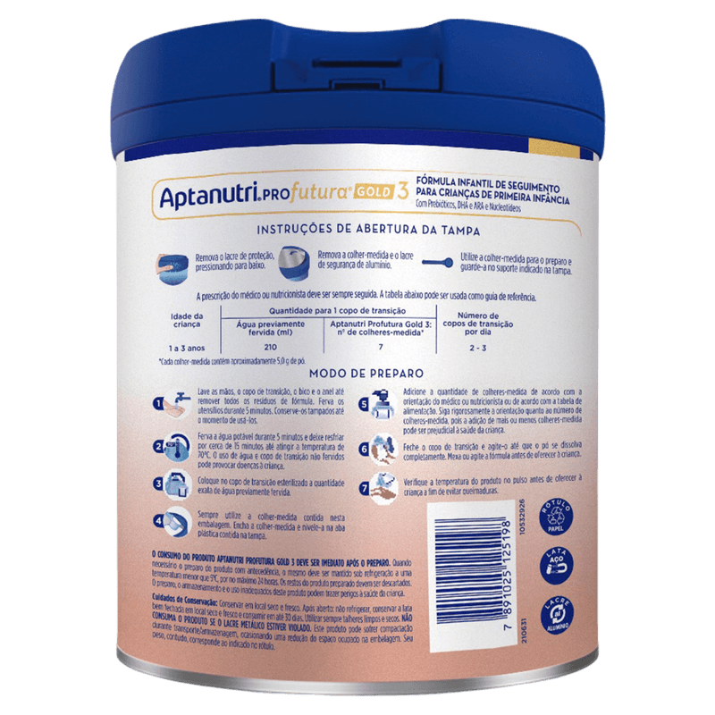 Fórmula Infantil Aptanutri Profutura Gold 3 - 800g
